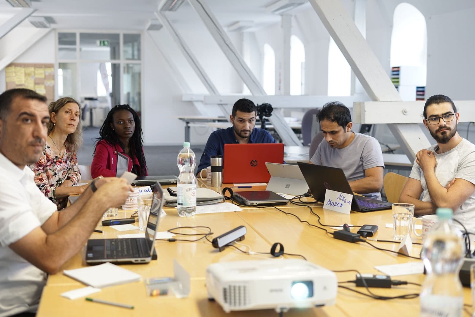 Team NeoForge finalist workspace at the HanoiForge 2026 grand final